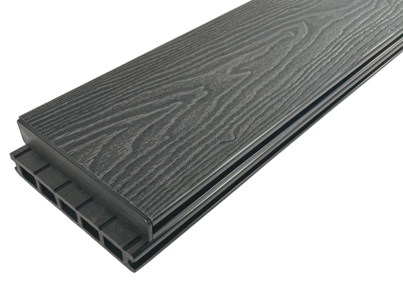その他 DECK2 BLACK BK 2.4m Black Composite Decking | Decking Boards | Deck Kingdom